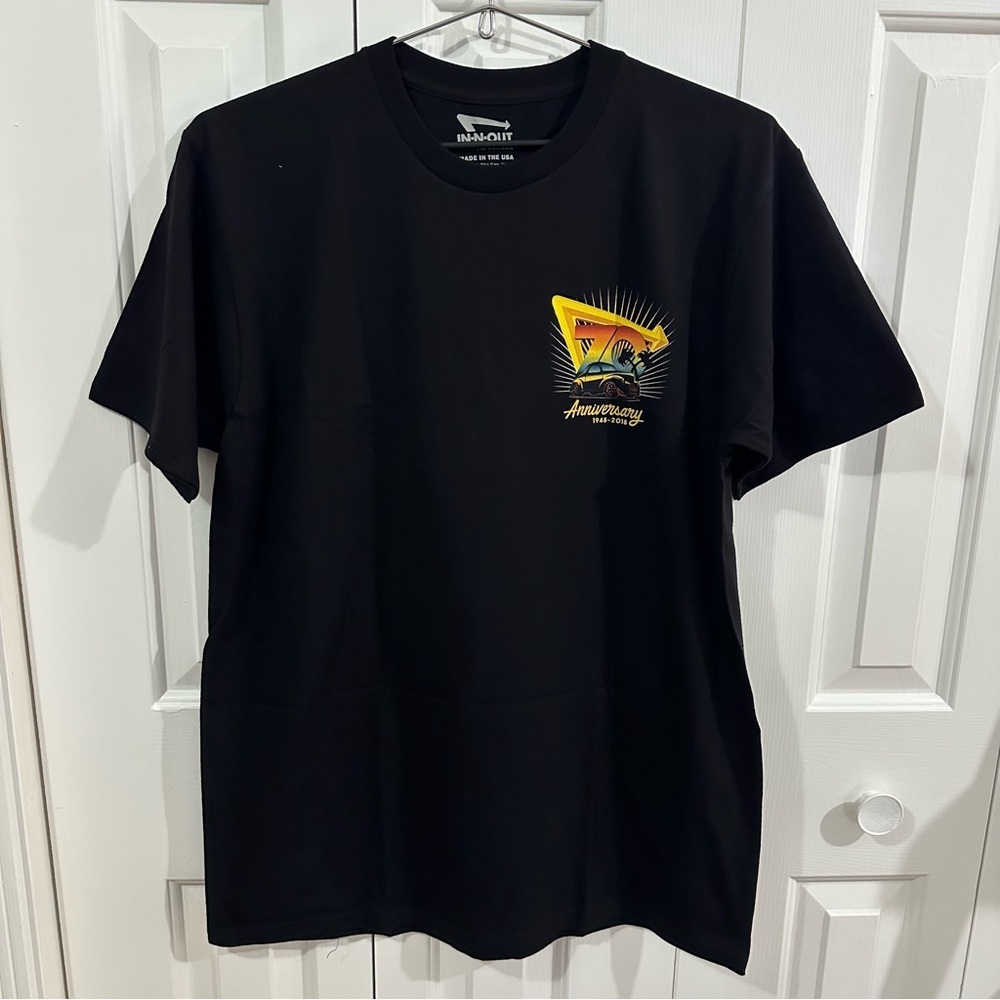 In n Out Burger 70th Anniversary Shirt NWOT